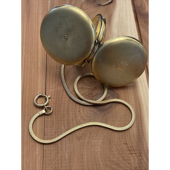 1960’s CARAVELLE Bulova Pocket Watch Hunter Case 17 Jewels 890 Swiss Made Works - Picture 9 of 16